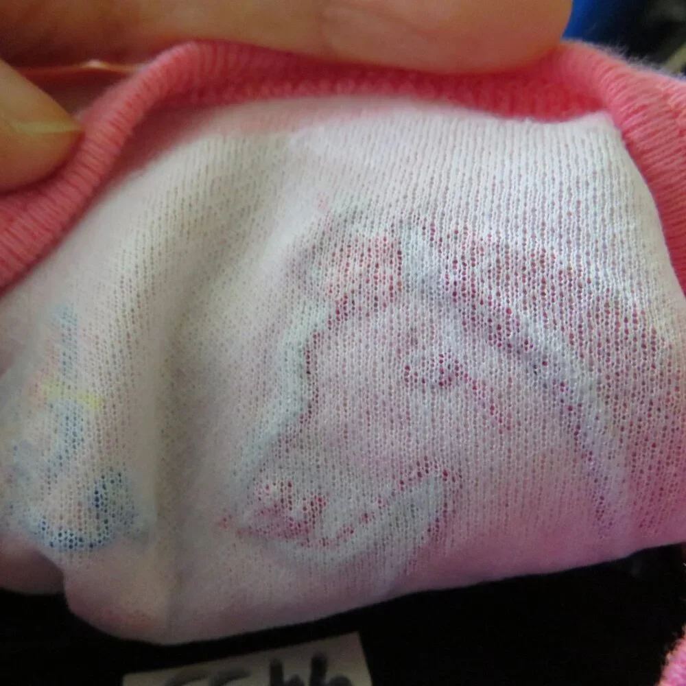 Baby Pink Horse/Zebra embroidered NEW BORN bodysuit Baby B'gosh